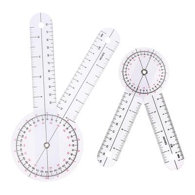 6/8Inch Goniometer Medical Joint Ruler Calibrated Orthopedics Angle Rule Spinal Finger Angle Ruler Protractor