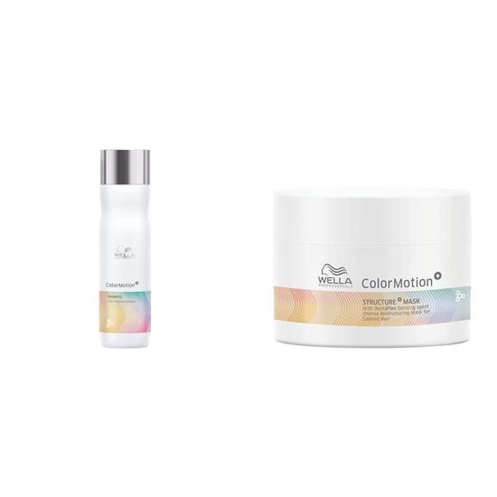

Wella Professionals ColorMotion + Color Protection Shampoo 250 мл и Structure + Mask 150 мл дуэт