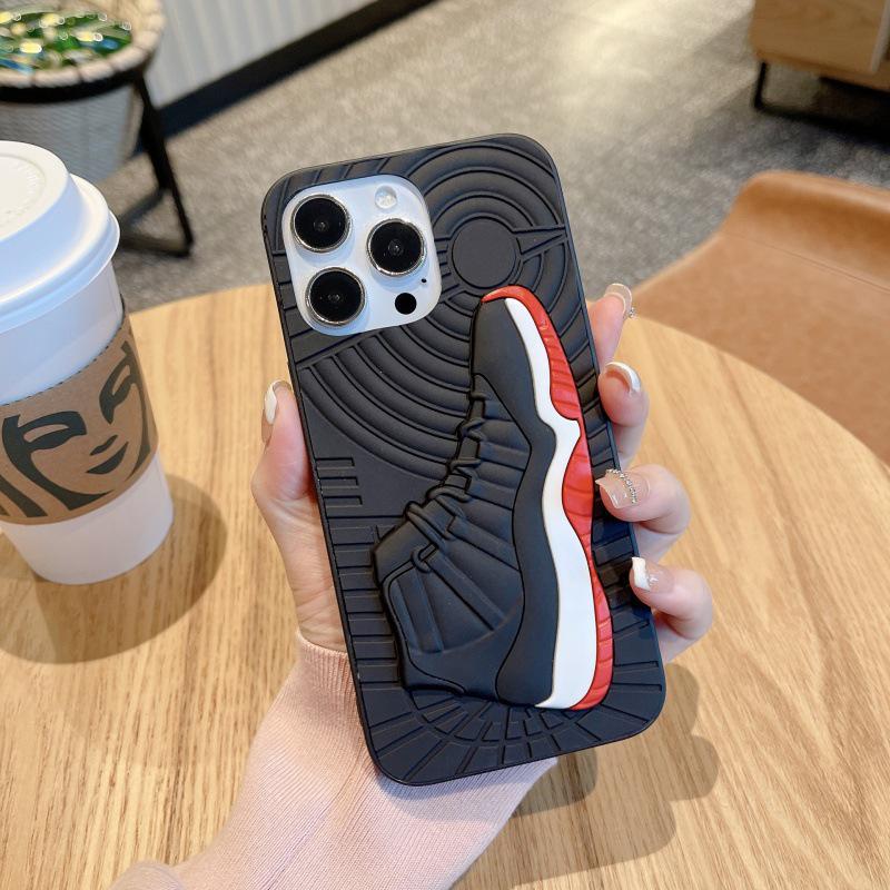 Trendy 3D Silicone Sneaker Phone Case for iPhone 11/13 Pro Max