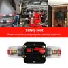 Circuit Breaker 20A 30A 40A 50A 60A 80A 100A 125A 150A Short Protection Fuse Holder 12-24V DC Car Truck Audio Resettable Fuse