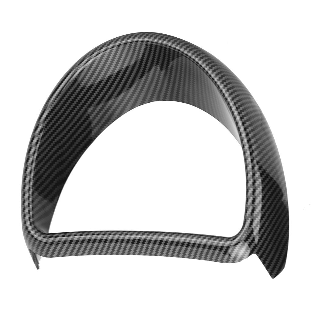 SOCOCO Carbon Fiber Look Dashboard Cover Trim Replacement for Smart 453 Made of ABS with UV Tape Easy Interior Part Protection Fortwo/Forfour
