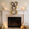 Bunny Wreath Large With Bow Spring Home Decor Easter Wreaths For Front Door For Balcony School Office Outdoor Garden Yard Patio