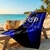 Inter Milan Customizable Name Beach Towel Super Soft & Absorbent Suitable for Sports Travel Swimming Yoga Bathroom Beach And Pool