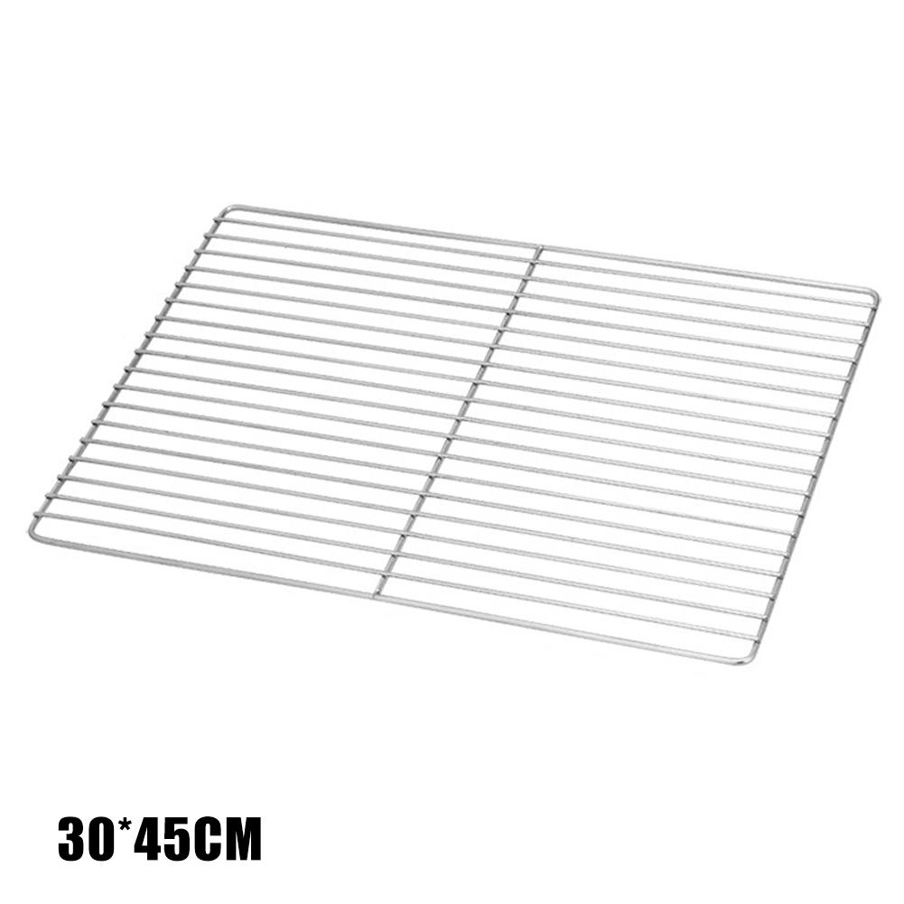 Barbecue BBQ Grill Net Stainless Steel Rack Grid Grate Replacement For Camping Home Outdoor Camping Barbecue Accessories Tool