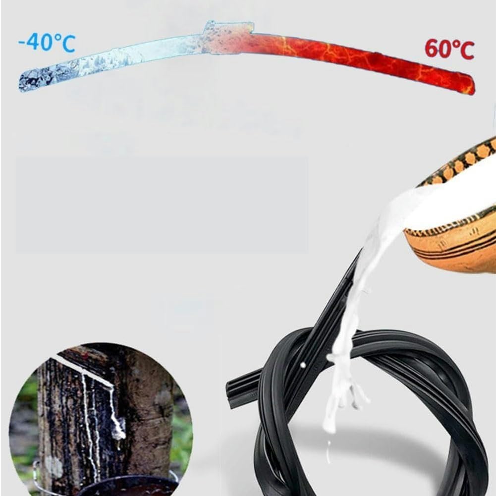 Windshield Wiper Blade for Toyota Yaris Hatchback MK3 2011-2019 Automotive Replacement Windshield Wiper Blades, Smooth Wiping, Black