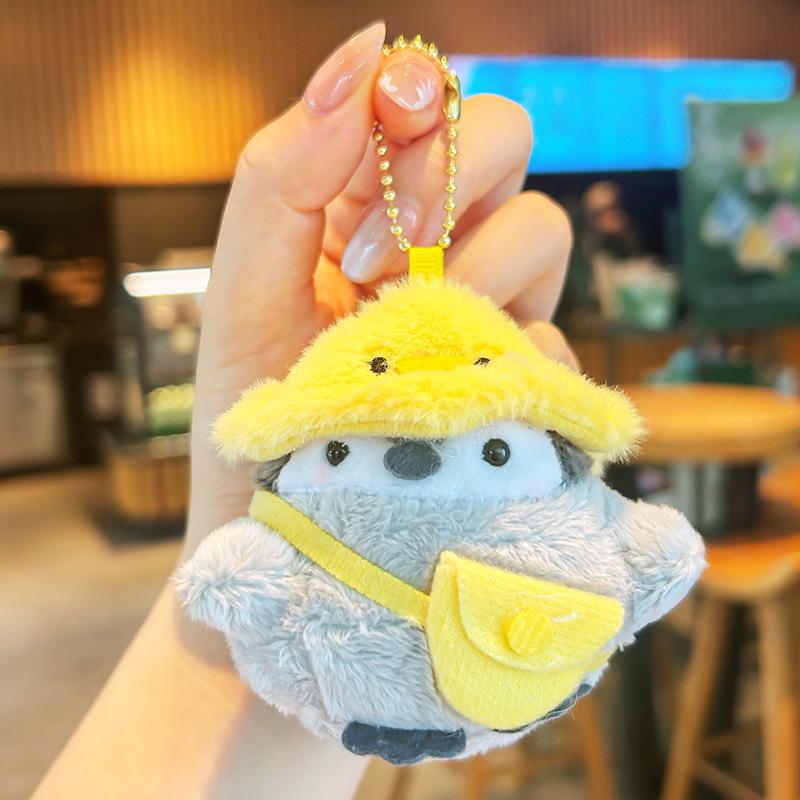 Golden Plush Penguin Keychain: Lucky Charm for Exam Success, Perfect for Student Backpacks