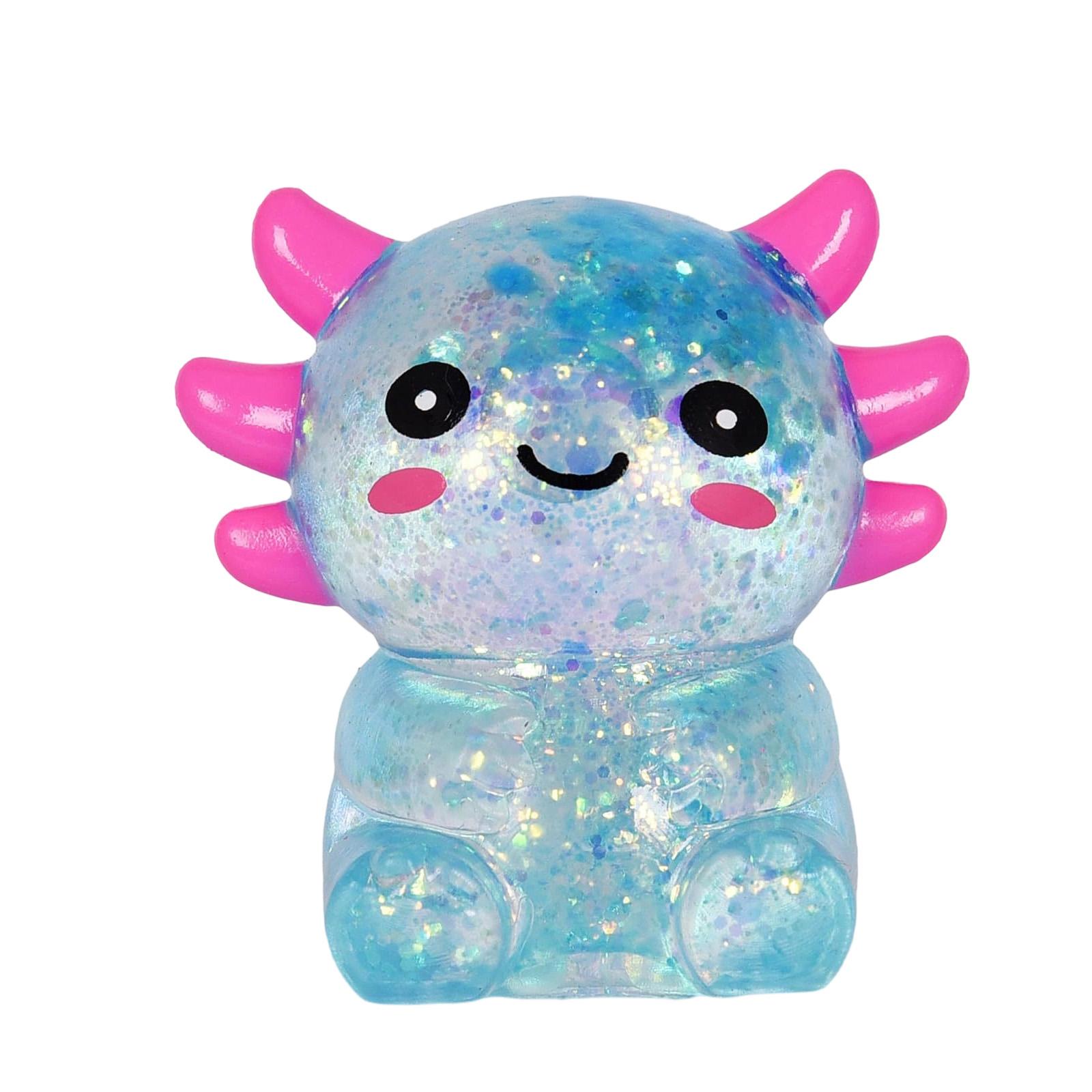 Glitter Axolotl Toy, Cute Slow- Stress Relief Toy One Size синий