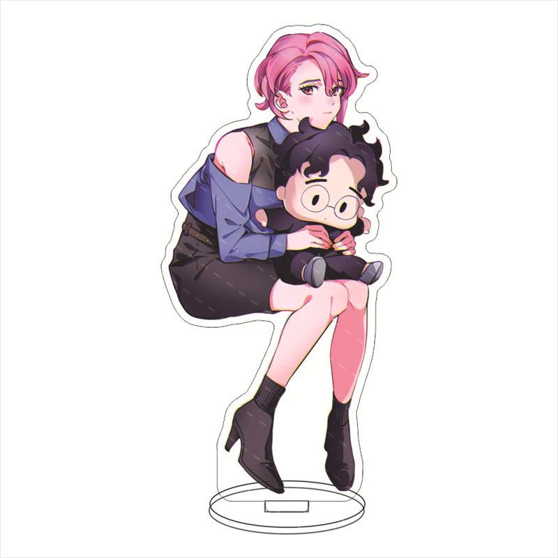 Anime DAN DA DAN  Momo Ken Aira Seiko Acrylic Figure Keychain  Cosplay Exhibition Gift  Acrylic Stand Doll Dandadan Model