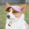 Safety Dogs Cats Baseball Caps with Stretch Chin Rope Outdoor Pet Visors Hat