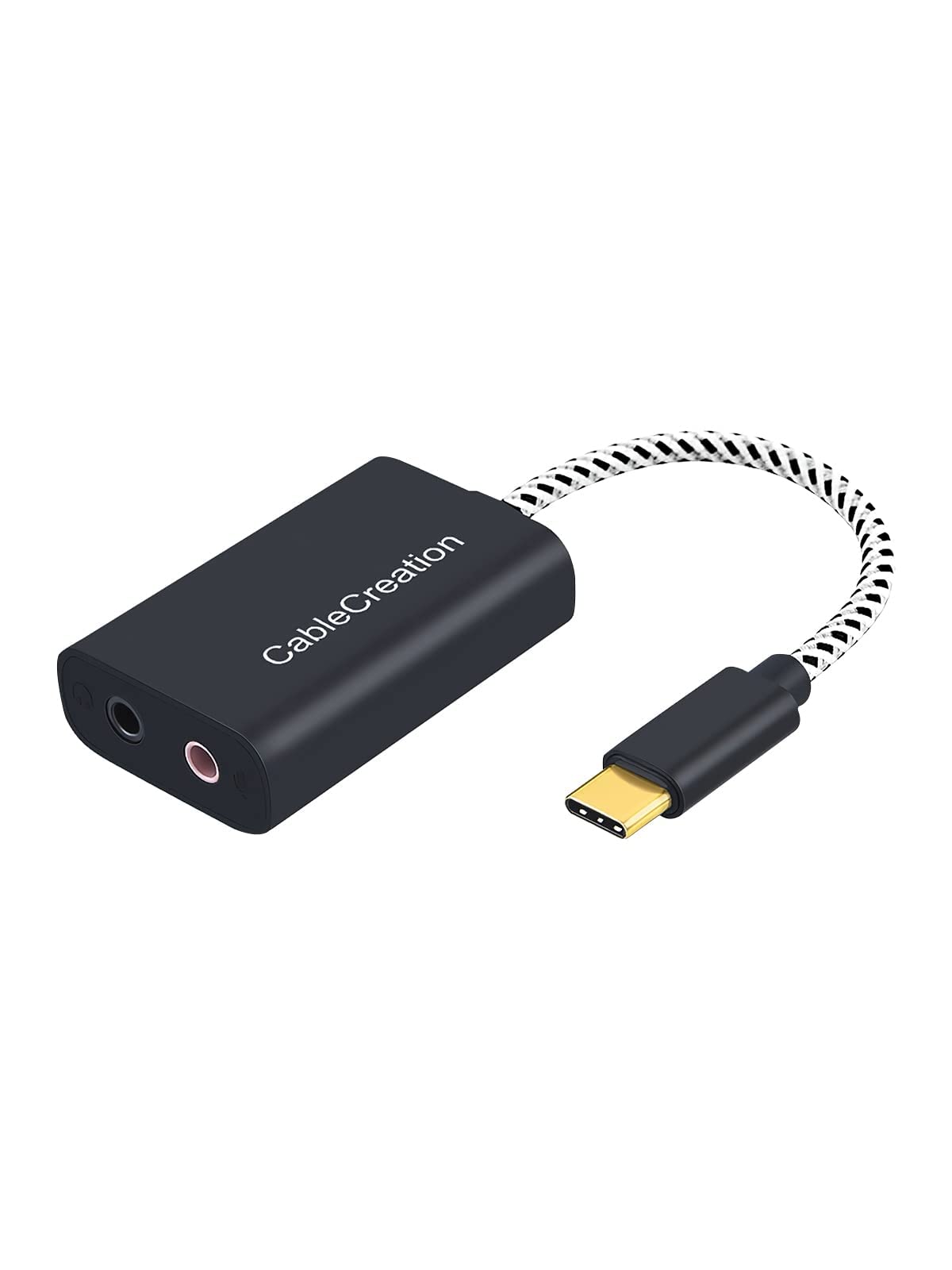

Type C Microphone Converter CableCreation Type C External Sound Card USB C Audio Mini Jack Jack Perfect for MacBook iPad Pro S20 S21 iPhone iPhone