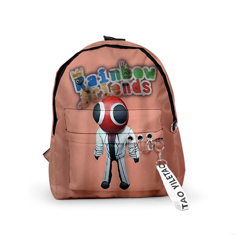 Roblox Rainbow Friends Robuster Polyester-Rucksack Schultasche Reise Weihnachtsgeschenk
