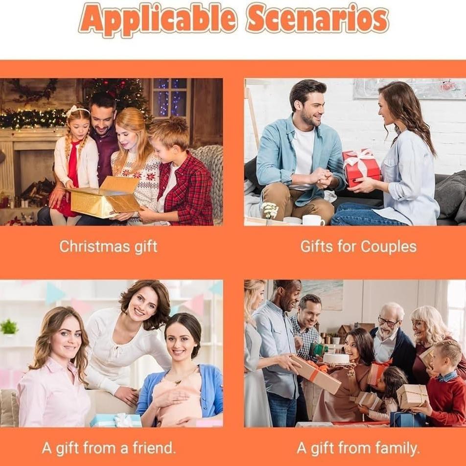 WiFi 3D Crystal Ball Video Player Audio Video Display Electronic Ball Christmas Memory Ball Birthday Gift Souvenir For Family And Friends