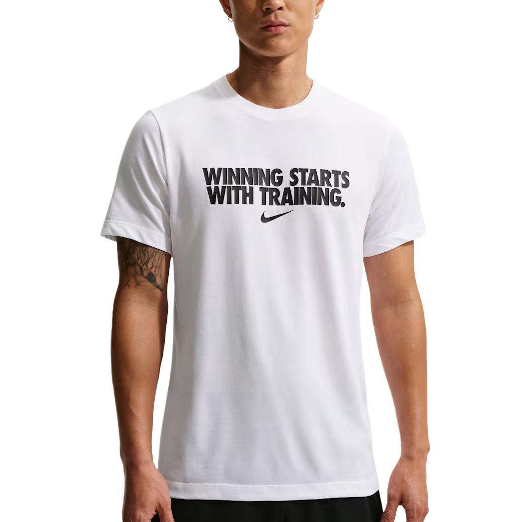 Nike Dri-Fit FW25 Lightweight Breathable Quick-Dry Short Sleeve T-Shirt Men tops HV4188-100 S