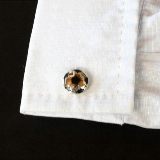 Kamakura Cufflinks Workshop Soccer Ball Cufflinks sc021 (Cufflinks)
