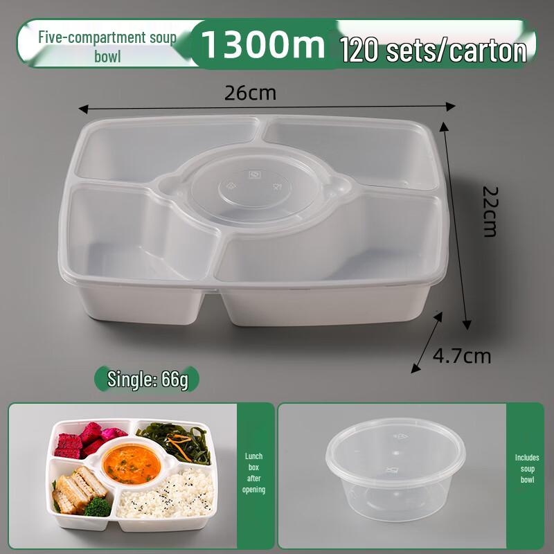 Disposable Meal Prep Container Set