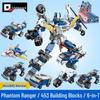 Enlightenment 1414: Shura War God Dinosaur-to-Robot Transforming Toy for Kids