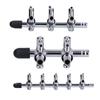 Aquarium CO2 Splitter Energy Saving 6mm Hose Accurate Stainless Steel Efficient Fish  Air Valve for Fish  for Aquarium