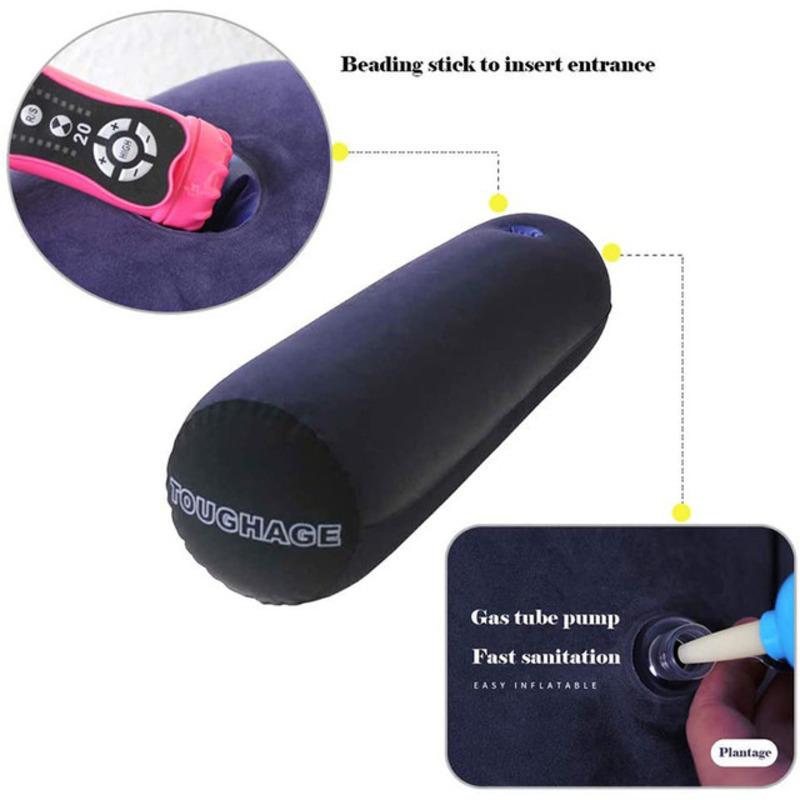 Ženská masturbace Poloha Hands Free Sexuální hračka Držák Upevnění Vibrátor Dildo Nafukovací polštář Nástavec Vylepšená Zábava Nábytek