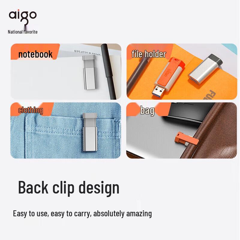 Aigo U332 512GB USB 3.2 Retractable Flash Drive