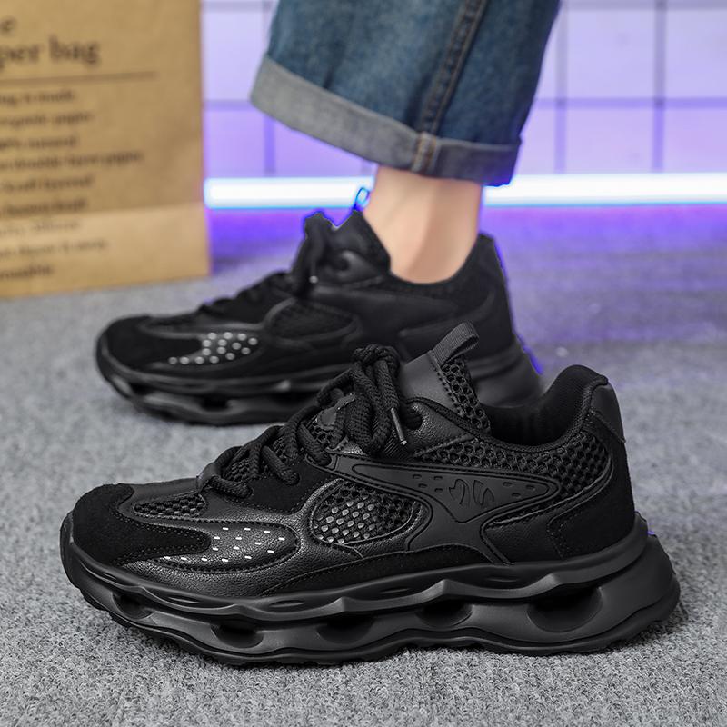 2025 Men's CasualTrendy All-match Fashion Height Inreasing Abrasion Resistant Breathable Dad Shoes Lace-up Student Campus Street