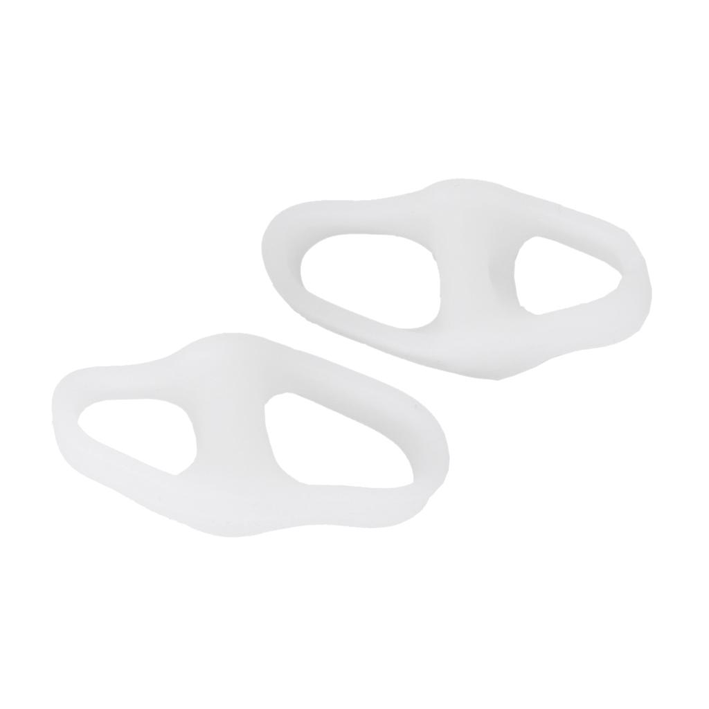 2 Holes Gel Toe Separators Stretchers Straightener Alignment