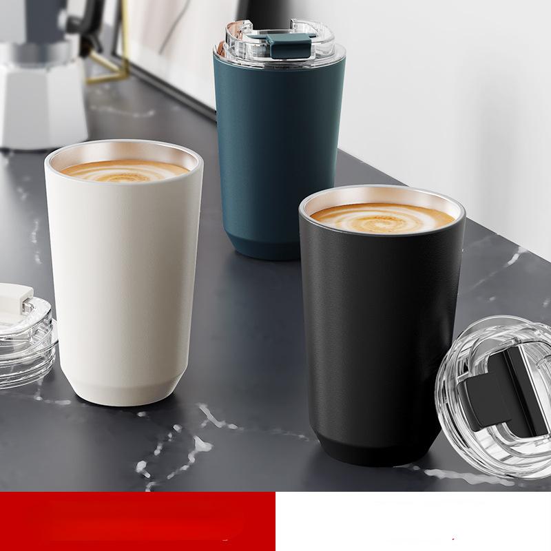 

304 Нержавеющая сталь Кофе Термос Чашка Портативная Офисная Автомобильная Чашка Для Воды Простой Деловой Подарок Чашка Для Воды