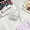Pu Heart Shape Womens Hygiene Pad Case With Portable Makeup Storage For Travel
