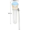 Skater Plastic Bottle Straw Cap 350ml 500ml with Mobile Case Blue x White PSHC5S-A