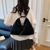 Suede Shoulder Bag for Women Fashion Hobo Handbag with Adjustable Strap