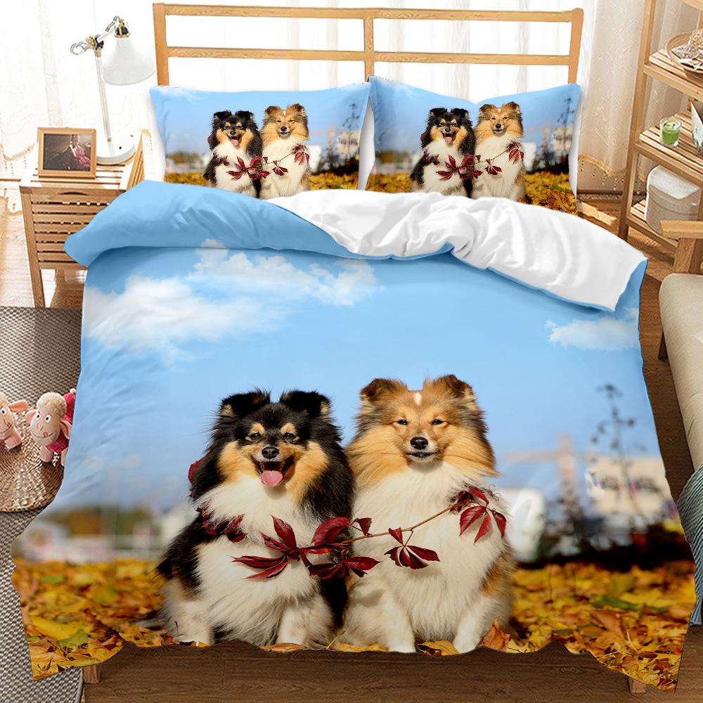 Cute Hamster Bedding Set Single Twin Full Queen King Size Pet Hamster Bed Set Aldult Kid Bedroom Duvetcover Sets 3D Anime 037