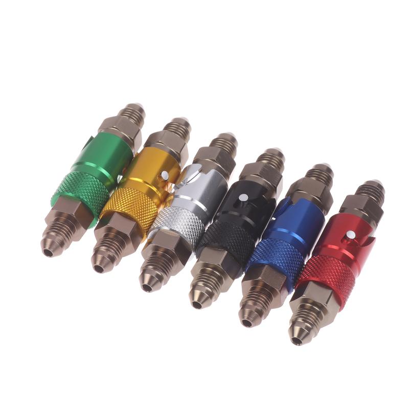 Aluminium An-3 An3 Motorrad Bremsleitung Schlauch Flüssigkeit Schnellverschluss Anschluss Fitting Adapter Kit