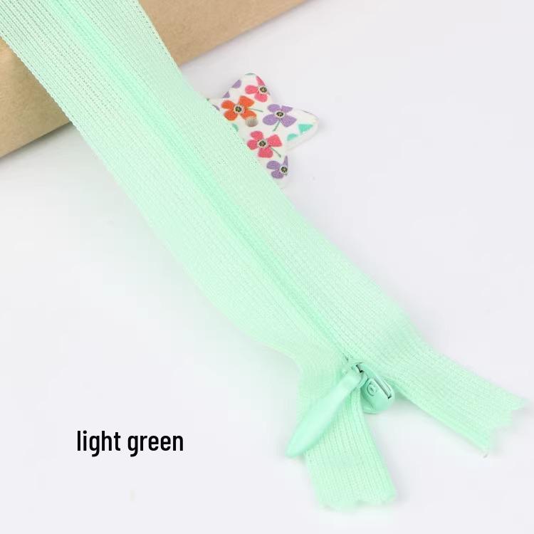 Sanli Unsichtbarer 25cm Kleid- & Kissen-Reißverschluss mit geschlossenem Ende