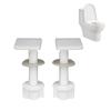 2 Stück Universal-WC-Deckelschraube, WC-Sitz-Befestigungsschrauben, Expansionsschrauben-Set, WC-Verbindungsmuttern, Zubehör