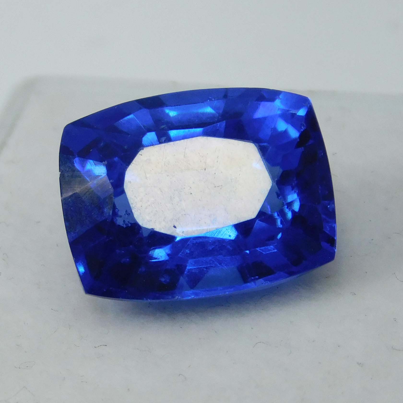

Real Cushion Shape 10.20 Carat CERTIFIED Natural Blue Sapphire Loose Gemstone A-1611 13.3 mm approx синій