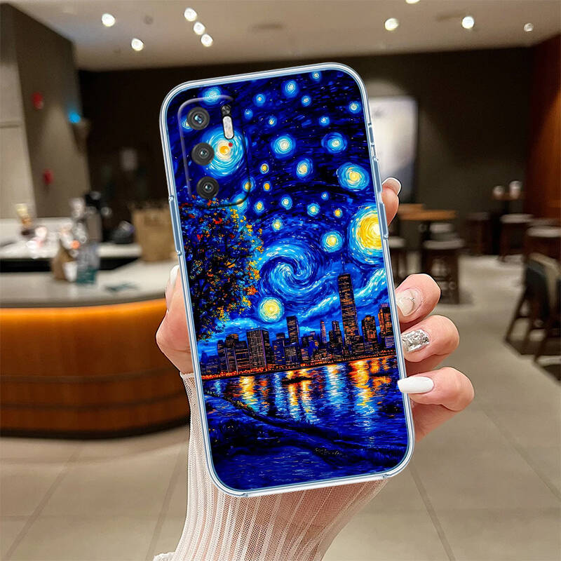 Starry Night Van Gogh Phone Case for Motorola G14 G15 G24 G30 G31 G32 G34 G41 G42 G51 G52 G50 G60S G60 G62 G72 G71 G73 G84 G85 G200 E32