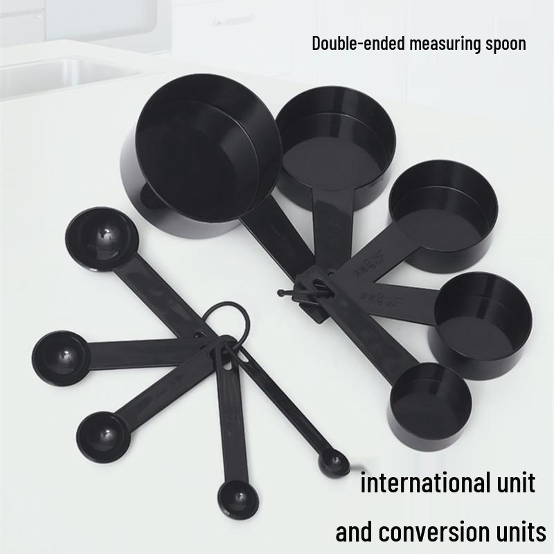 Baking Measuring Cup & Spoon Set: Kitchen Gram & Scale Spoons, Plastic Measuring Tools