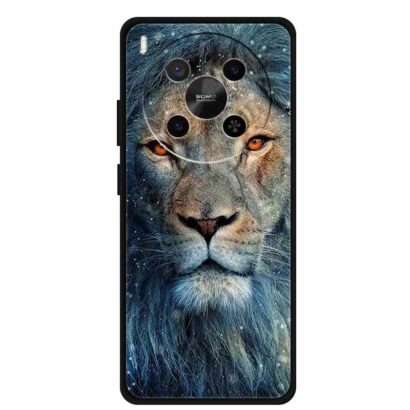 For ZTE Blade V70 Max Case NubiaV 70 Max Wolf Lion Cartoon Silicone TPU Phone Cover For Nubia V70 Max Soft Protective Funda Para