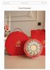 Wood Tone Bird's Nest Leather Gift Box - Handheld Packaging for Mid-Autumn Festival