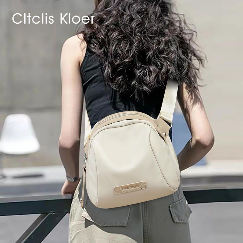 

Crossbody Bags for Women 2025 New Arrival Summer Bags for Women Canvas Shell Bags for Women Easiest for Match Women s Crossbody Shoulder Backpack Beige