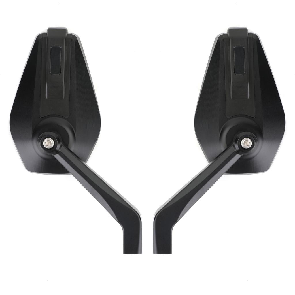 CNC ALU 8mm 10mm UNIVERSAL Motorcycle Rearview Mirror for Chopper Cruiser Custom