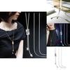 Korean Timeless Inspired Long Sweater Chain Necklace For Women With Unique Design Ideal For Fashion Styles Forward