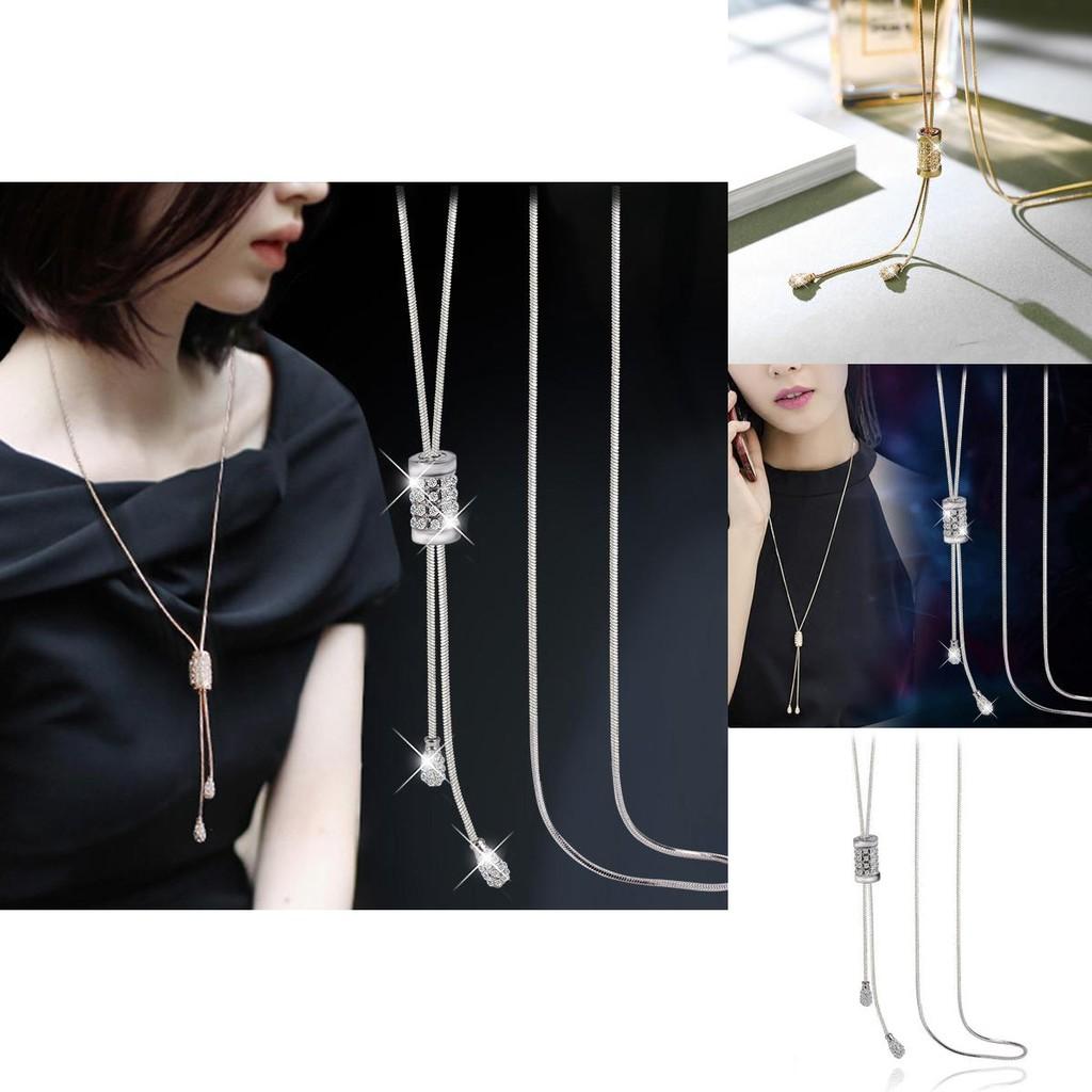 Korean Timeless Inspired Long Sweater Chain Necklace For Women With Unique Design Ideal For Fashion Styles Forward