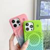 Fashion Colorful Honeycomb Aromatherapy Magnetic Cooling Protective Case for iPhone 15 14 13 12 Pro Max Cooling Shockproof Case