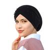 Elastic Fabric Cross Forehead Indian Hat Beaded Headscarf Hat Chemotherapy Hat