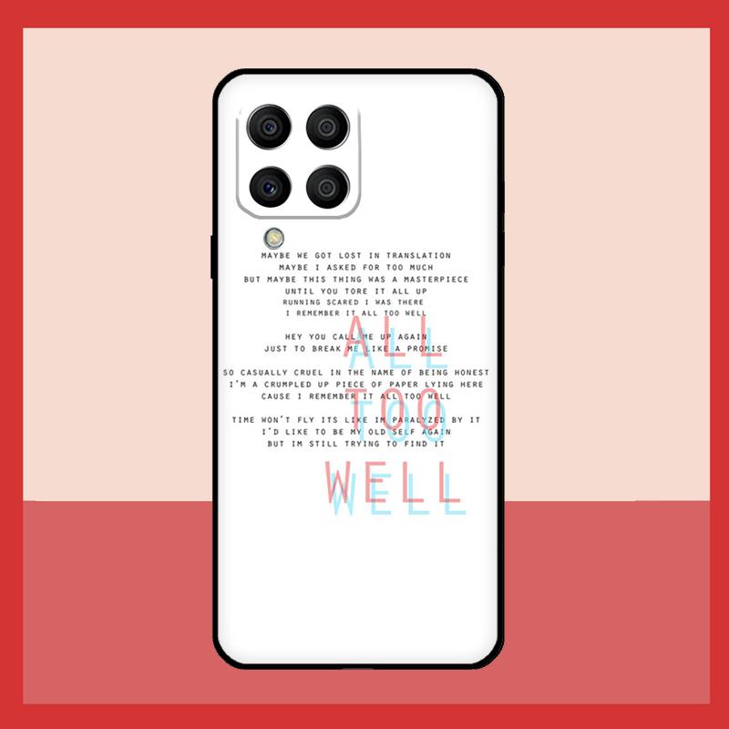 All Too Well Lyrics Case For Samsung Galaxy M31 M21 M13 M33 M53 M15 M35 M55 M16 M36 M56 M12 M32 M52 M14 M34 M54