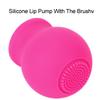 Lip Plumper Device Buty Mouth Quickly Face Cln   Silicone Lip Pump With Brush