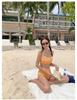 Korean Style High Waist Tummy Control Slimming Bikini for Women