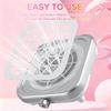 Powerful vacuum cleaner for nail technicians, stepless speed control, and comes with disposable filters