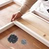 120Pcs Drawer Bottom Support Brackets,Fixing Mending Wedges,Drawer Reinforcement Repair Kit for Furniture Sagging Drawer