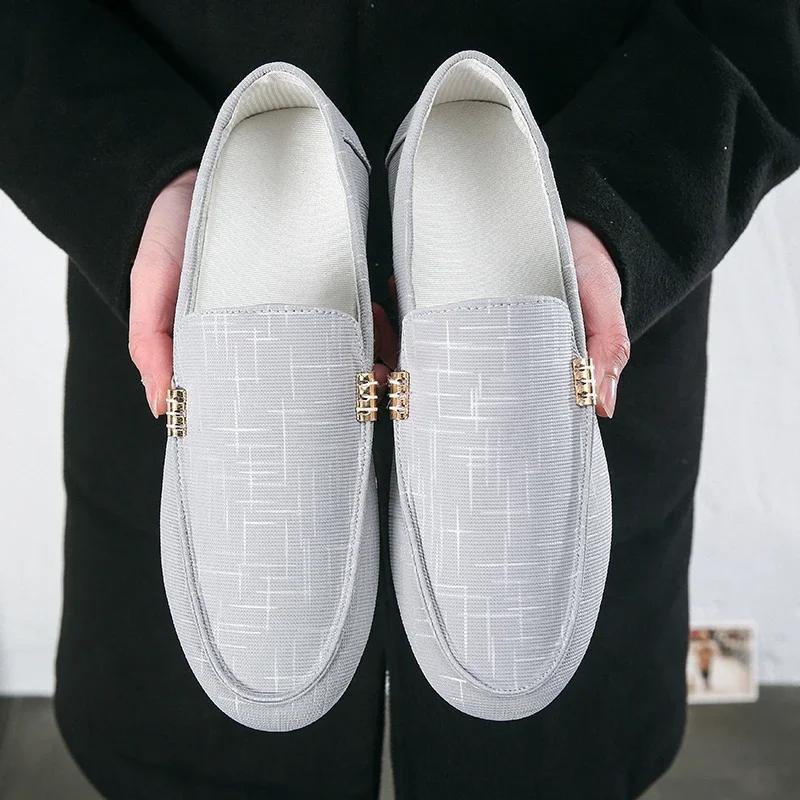 Fashion Men Casual Shoes Breathable Mens Driving Shoes Luxury Brand Men Loafers Comfort Slip-on Lightweight Lazy Shoes Moccasins